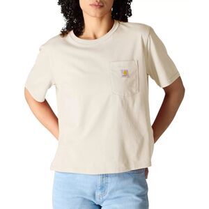 Carhartt Womens Beige Loose Fit T-Shirt Size: XL (16-18) New